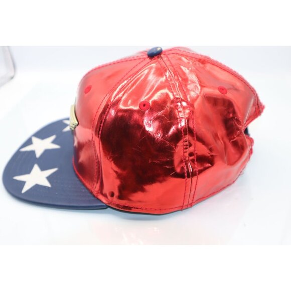 Wonder Woman DC Comics Red & Blue Snapback Hat With Stars OSFM - Picture 2 of 6